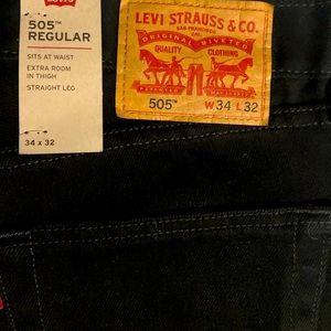 Levis 505 regular size 34/32